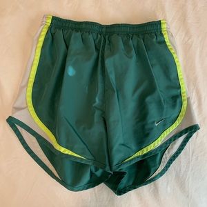 green and yellow nike shorts